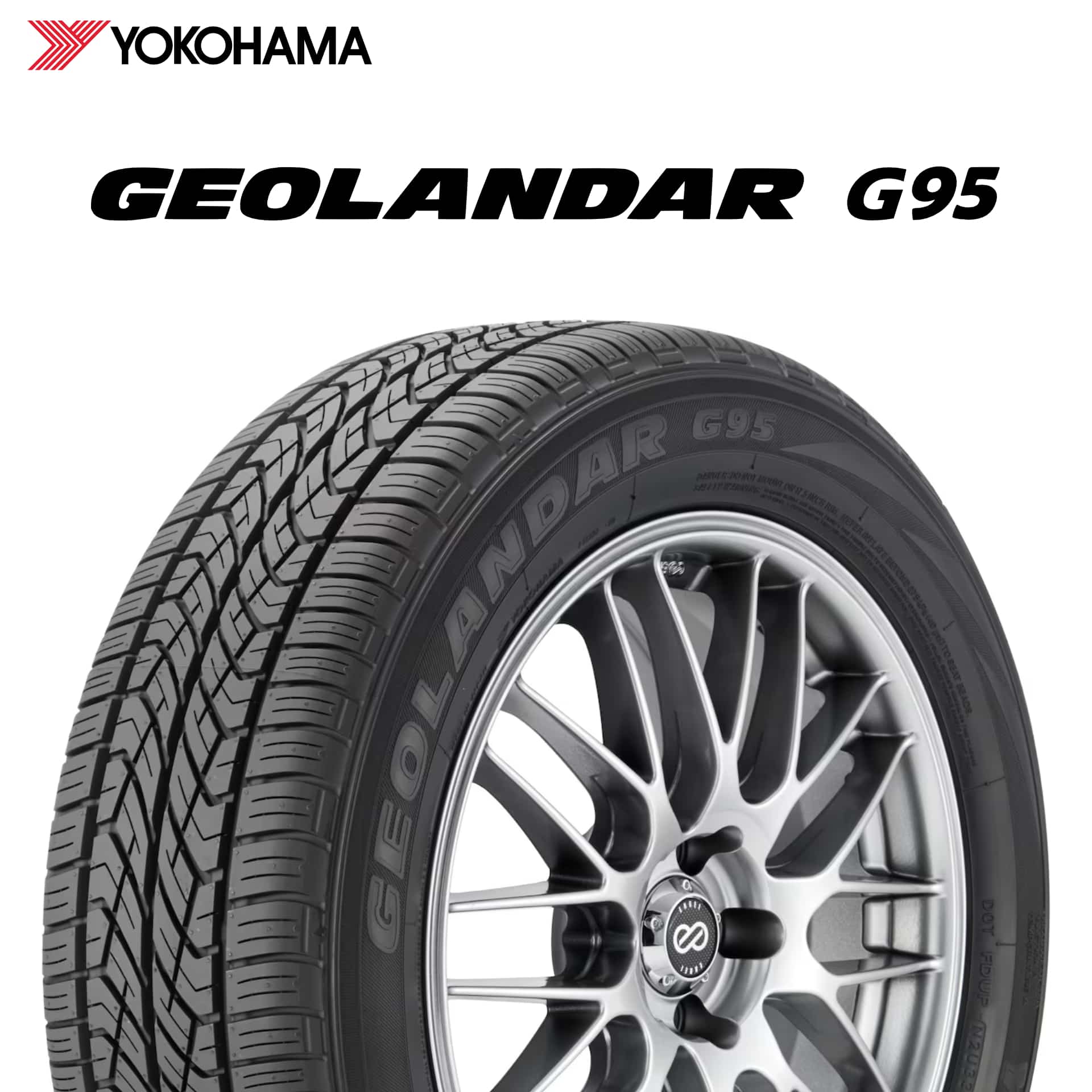 [39shop対象] 24年製 日本製 225/55R17 97V ヨコハマタイヤ GEOLANDAR G95A（ジオランダーG95A） 17インチ 225/55/17 225/55-17 225-55-17 2255517 新品