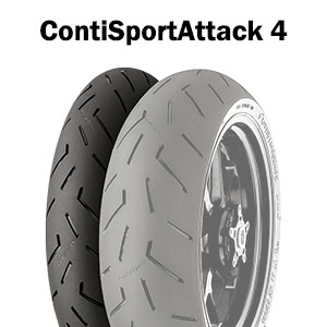 24年製 120/70ZR17 (58W) コンチネンタル コンチスポーツアタック4 CONTINENTAL ContiSportAttack 4 新品 バイクタイヤ フロント用