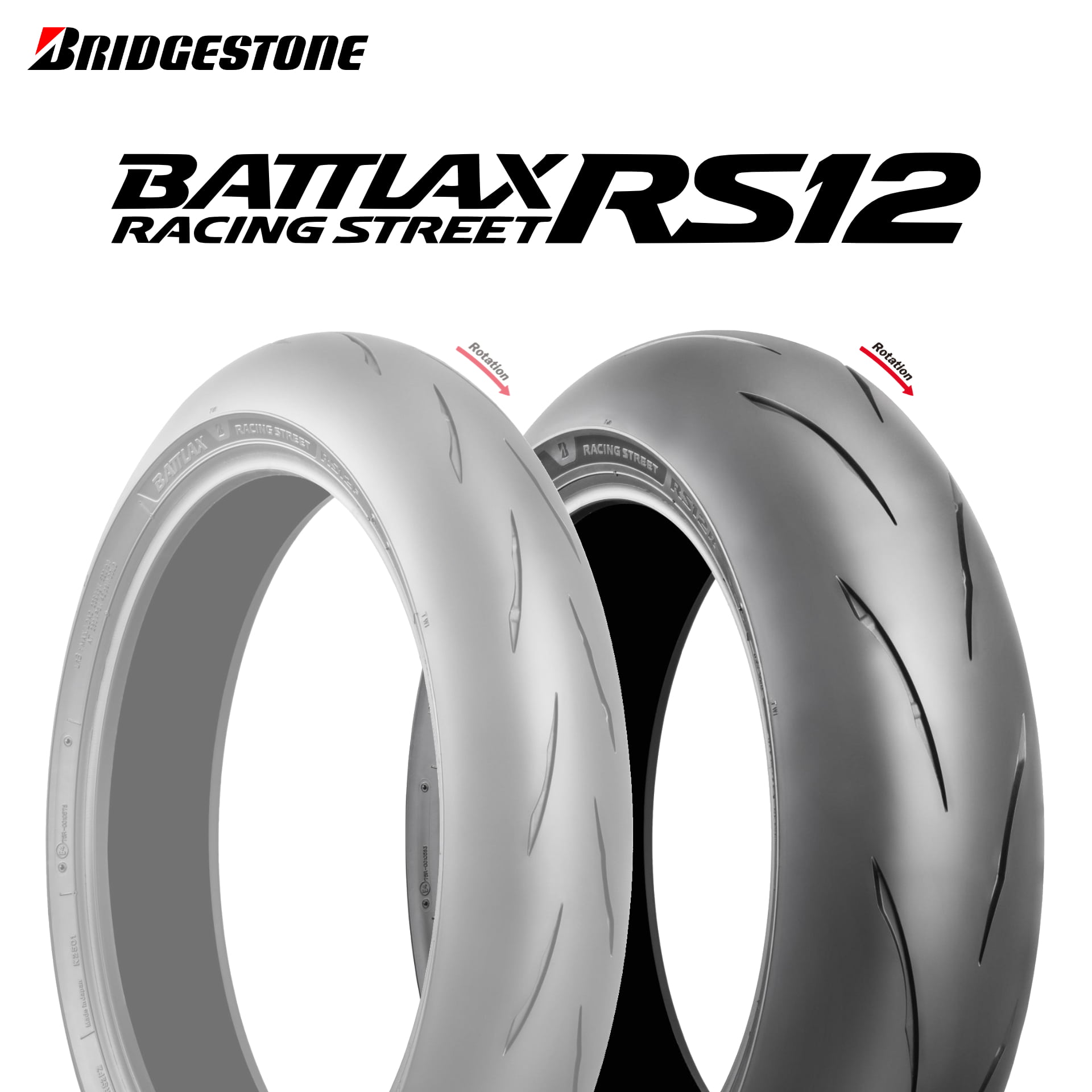 マラソンpointup 25年製 180/55ZR17 (73W) ブリヂストン バトラックス レーシングストリート RS12 BRIDGESTONE BATTLAX RACING STREET RS12 新品 バイクタイヤ リア用 日本製｜tirewheel 店