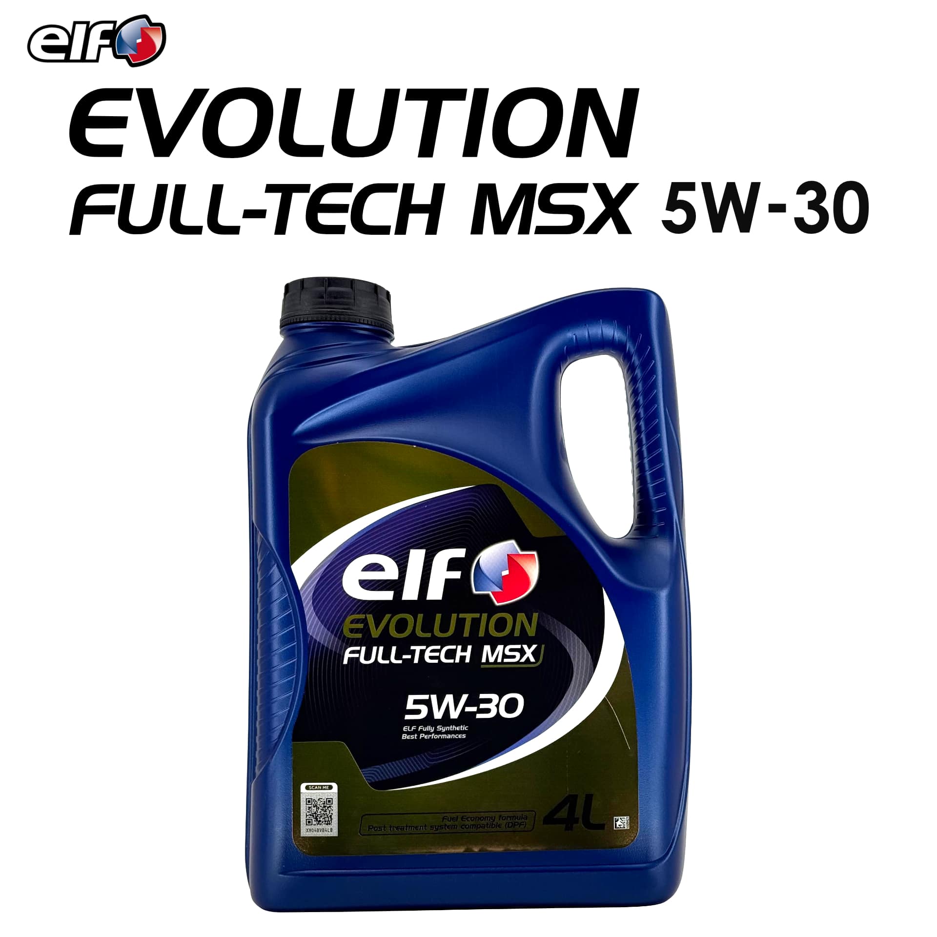 【単品よりお得 3本セット】 elf EVOLUTION FULL-TECH MSX (エルフ エボリューション フルテック MSX) 5W-30 4L エンジンオイル モーターオイル [並行輸入品] LL-04