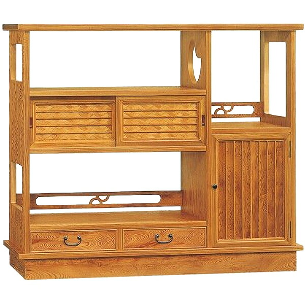 楽天市場】民芸飾棚 屋久杉 八重衣 40 古典木工 九州大川産 : 戸田家具