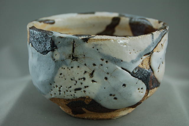期間限定特価品 鼠志野 抹茶茶碗 陶芸作家 荒川明作 木箱付ギフト 還暦祝い 定年 退職祝い 結婚祝い 誕生日 クリスマスプレゼント 金婚式のお祝いの贈り物に  lch-1