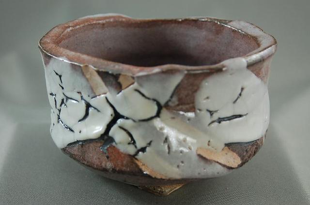 焼締志野 抹茶茶碗 　文部大臣奨励賞受賞作家 荒川明作　木箱付き こだわりのギフト 還暦祝い などの贈り物に最適 無料ラッピング　ch-41 35,750円
