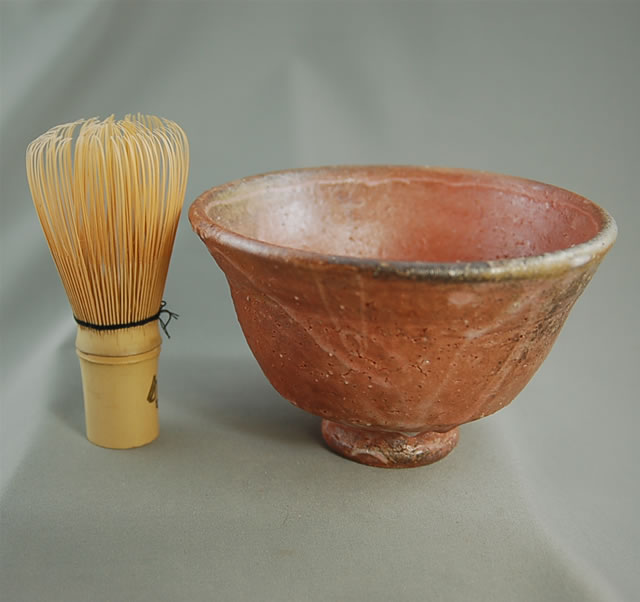 御本手 抹茶茶碗 　 文部大臣奨励賞受賞作家 荒川明作　木箱付き こだわりのギフト 還暦祝い などの贈り物に最適 無料ラッピング　 bch-5