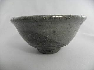 唐津抹茶茶碗 　 文部大臣奨励賞受賞作家 荒川明作　木箱付き こだわりのギフト 還暦祝い などの贈り物に最適 無料ラッピング　 hch-22