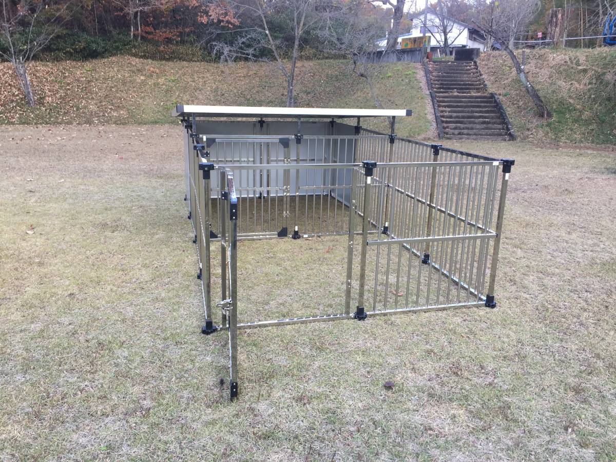 本格派ま マルチサークルハウス 屋外用 犬小屋 Dfs C1 中 大型犬 ステンレス製 犬用品 Revuemusicaleoicrm Org