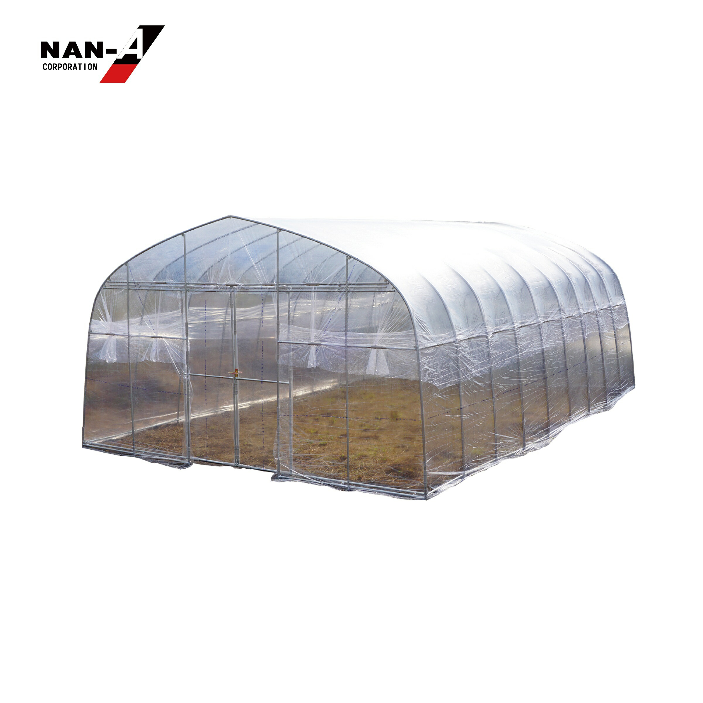 南栄 ビニール住み家 H-4572(9.8坪) [ビニール植木室 横すべり扉式