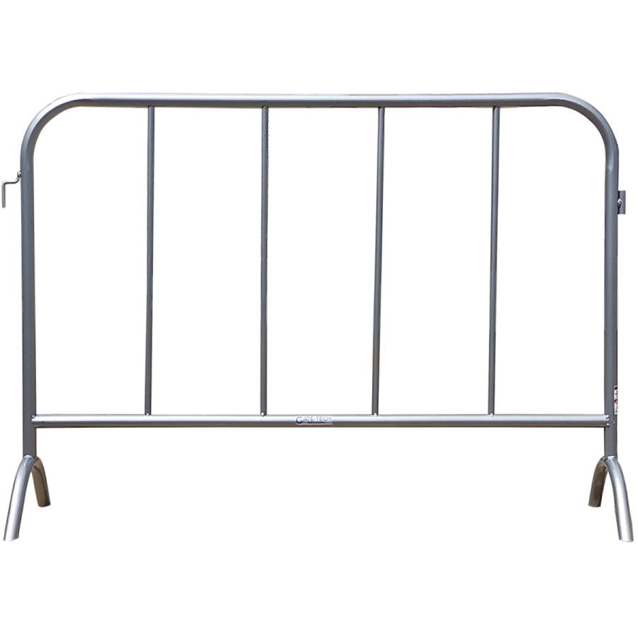スチール写真製 GATE-TECH(論理ゲートテック) スチールバリア幅140ｃｍ高さ99ｃｍ   駒寄せ 合わせ目能力のある 差し固める 柵 防柵 取りわける取り片づける 防犯 立入禁止 執務室 工業プラント  スチールバリア 【しろがね色】 【黄色】【白いこと＆赤いこと】駒寄せ 防柵・柵・檻