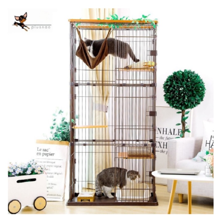猫用ケージ キャットケージ ペット用品 4段 棚板3枚付｜ネットショップ土岐店