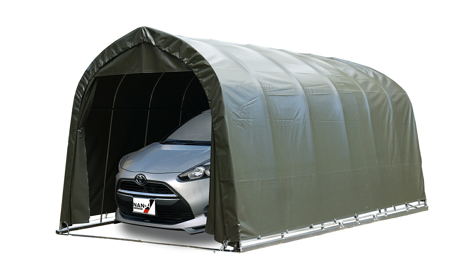 パイプ車庫 ベース式　ミニバンタイプ用　2748B　OD（南榮工業）｜ネットショップ土岐店 113,740円