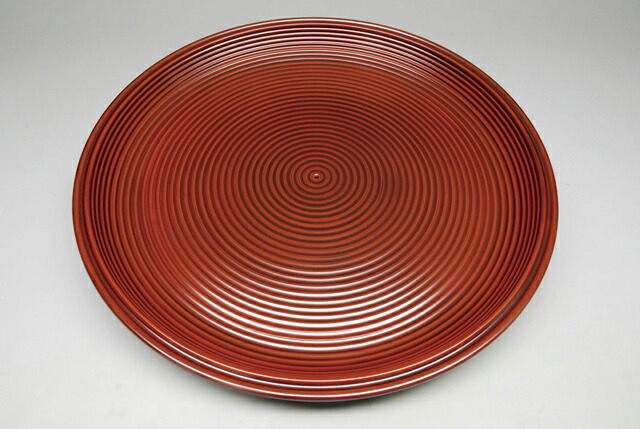 楽天市場】【茶道具/盆】 乱盆（みだれぼん）乱れ盆 木製 拭き漆 一尺