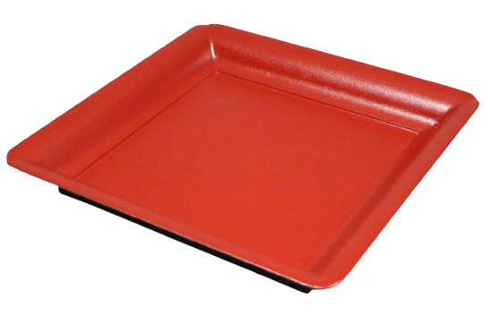 【茶道具/盆/お菓子器】 若狭盆【大】 木製 本塗 手塗 新品