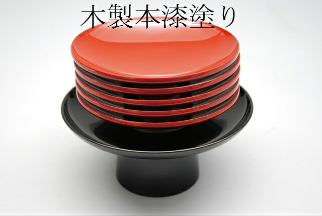 楽天市場】【懐石道具（会席道具） 盃】（並品） 引盃 朱 木製 5客