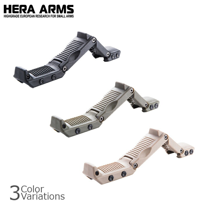 ICS HERA ARMS CQR　フロントグリップ　ブラック ICS HERA ARMS CQR フロントグリップ ブラック : ジーリー
