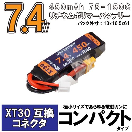 楽天市場】HTGベーシック リポバッテリー 電動ガン用 【特許技術
