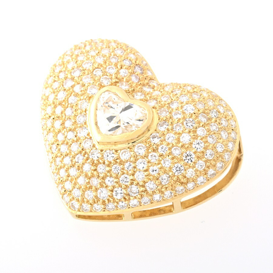 楽天市場】K18 ダイヤモンド ペンダント トップ ガラスの中で