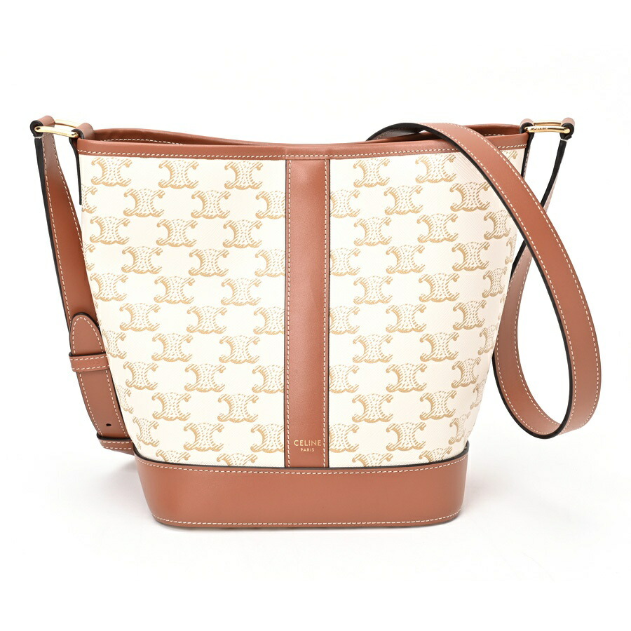 楽天市場】CELINE セリーヌ SMALL BUCKET IN TRIOMPHE CANVAS