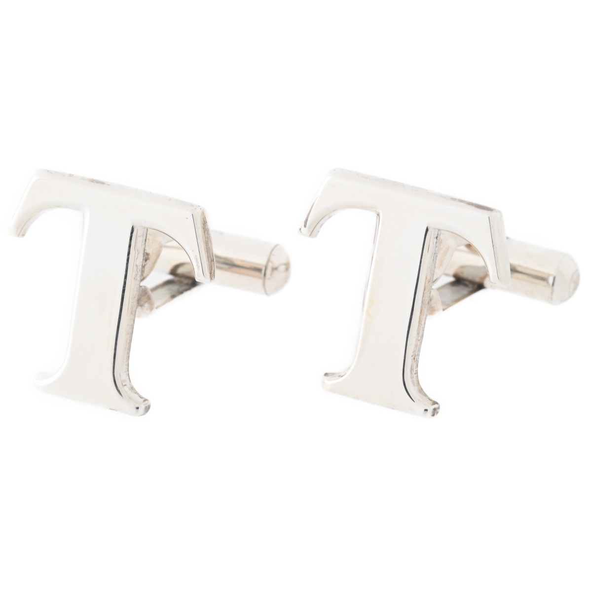 ティファニー/TIFFANY折り返し Sv.925TOYOTA協調主義 文字『Ｔ』【中古】 A-156436 新入荷
