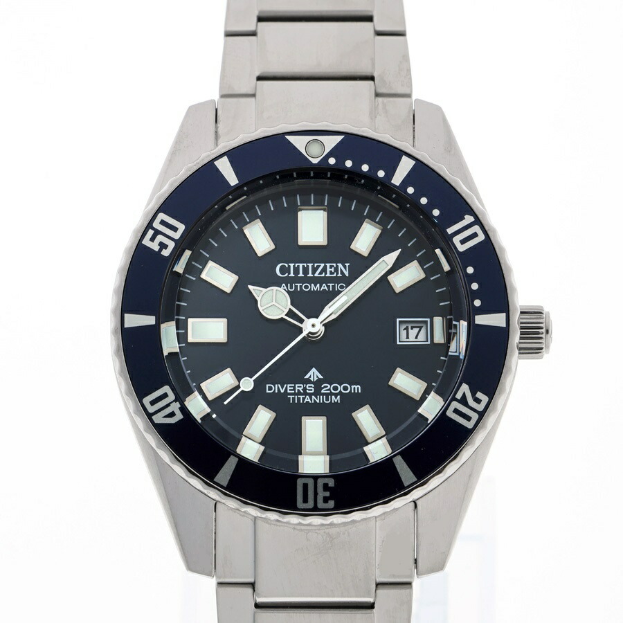 【中古】 シチズン / CITIZEN プロマスター マリン NB6021ｰ68L/9051ｰS129028 ブルー　自動巻き 商品番号 A-157548｜質SHOP冨田