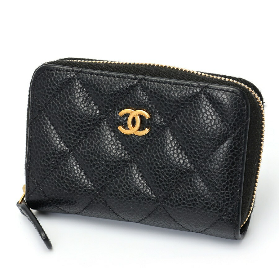 楽天市場】【中古】CHANEL コインケース マトラッセ キャビア