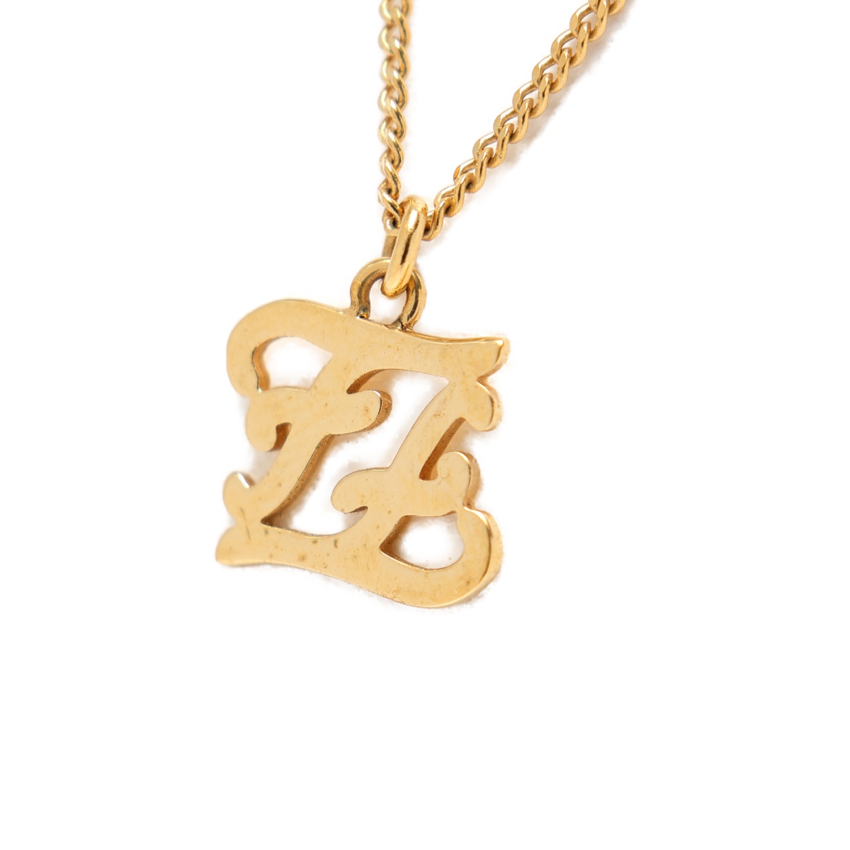 楽天市場】【中古】 フェンディ ロゴ ネックレス グラフィ ジルコン