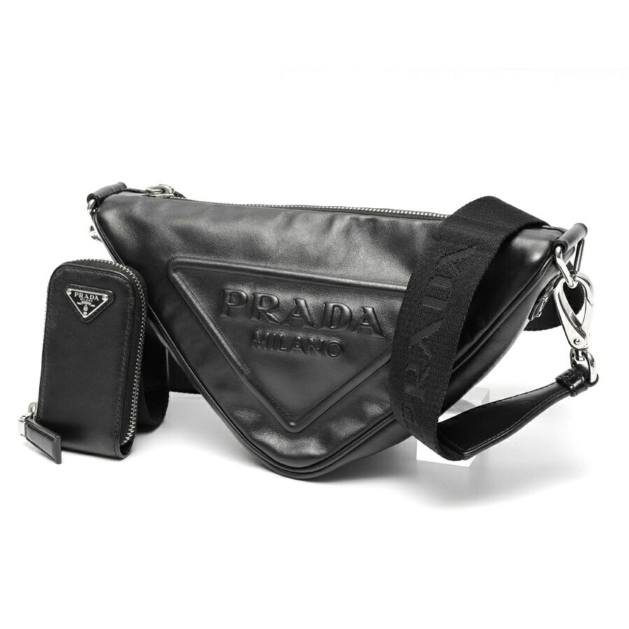 楽天市場】【中古】 プラダ PRADA ホーボー エンボスロゴ ショルダー