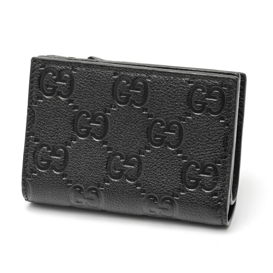 楽天市場】グッチ 二つ折り財布 GGエンブレム ミディアムウォレット