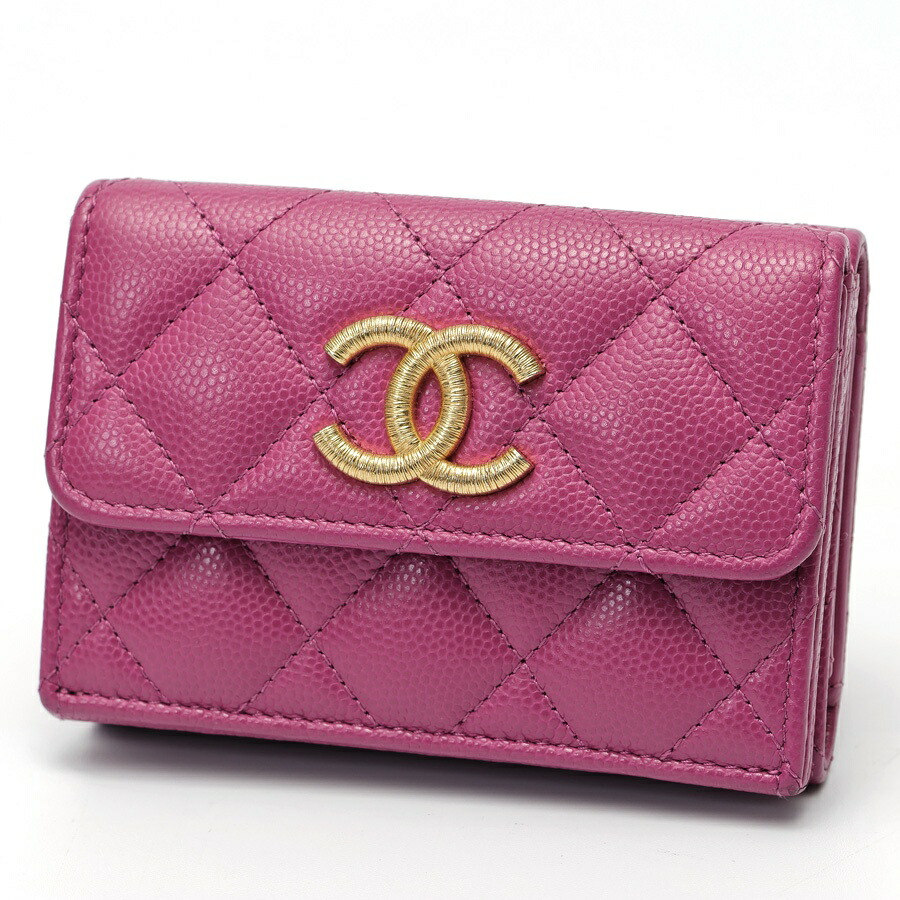 楽天市場】【中古】 CHANEL シャネル キャビアスキン フラップ