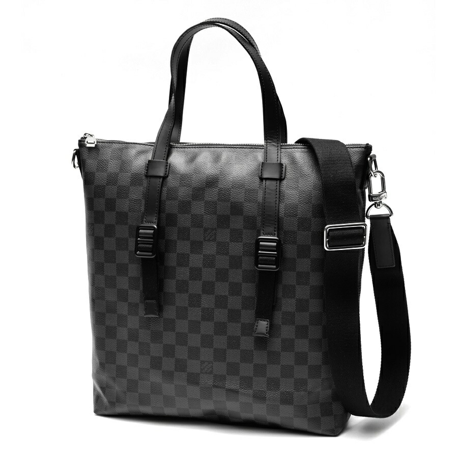 【中古】 ルイヴィトン / LOUIS VUITTON 地上地平 トートバッグ N41456 ダミエ グラフィット 商いもの電話番号 S-160084 引き下げ