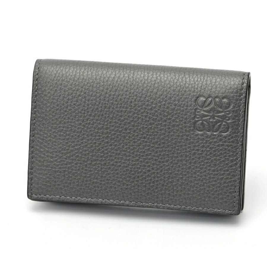 【中古】 ロエベ / LOEWE 商行為 歌留多保持者 / 歌留多入れもの C660M97X04 ソフトグレインカーフ アンスラサイト(薄墨色系) 新入荷