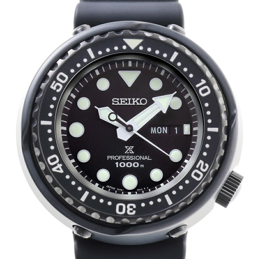 【中古】 セイコー / SEIKO　プロスペックス マリーンマスター プロフェッショナル SBBN047 / 7C46-0AP0 　ブラック　クオーツ 新入荷｜質SHOP冨田