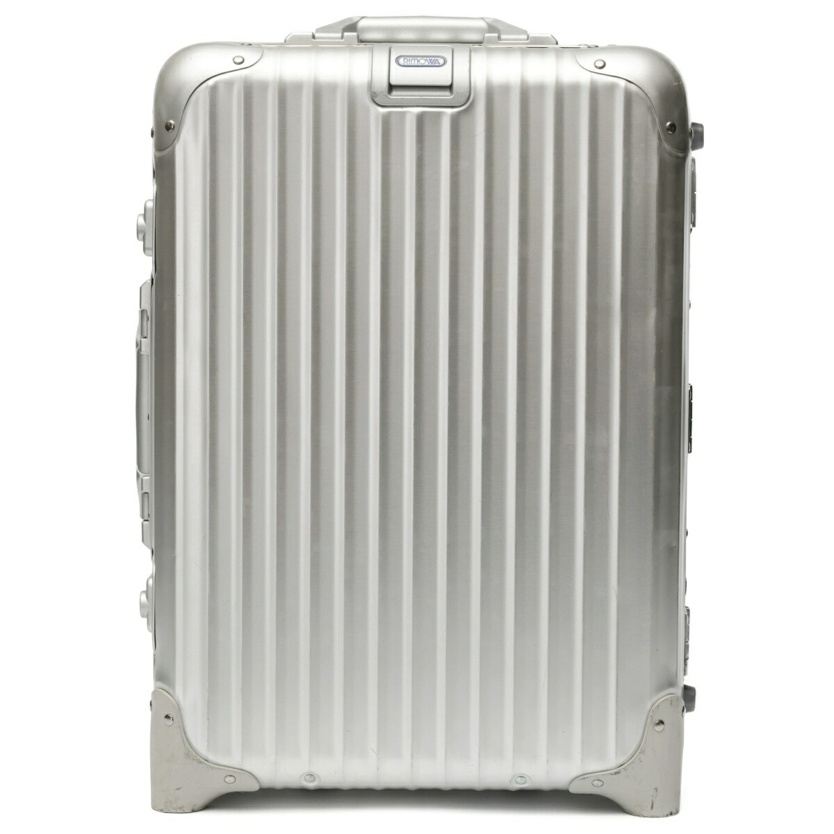 【中古】 リモワ / RIMOWA トパーズ色 船室 2輪 路面電車 / 旅行バッグ 32L 929.52 軽銀 しろがね色 新入荷