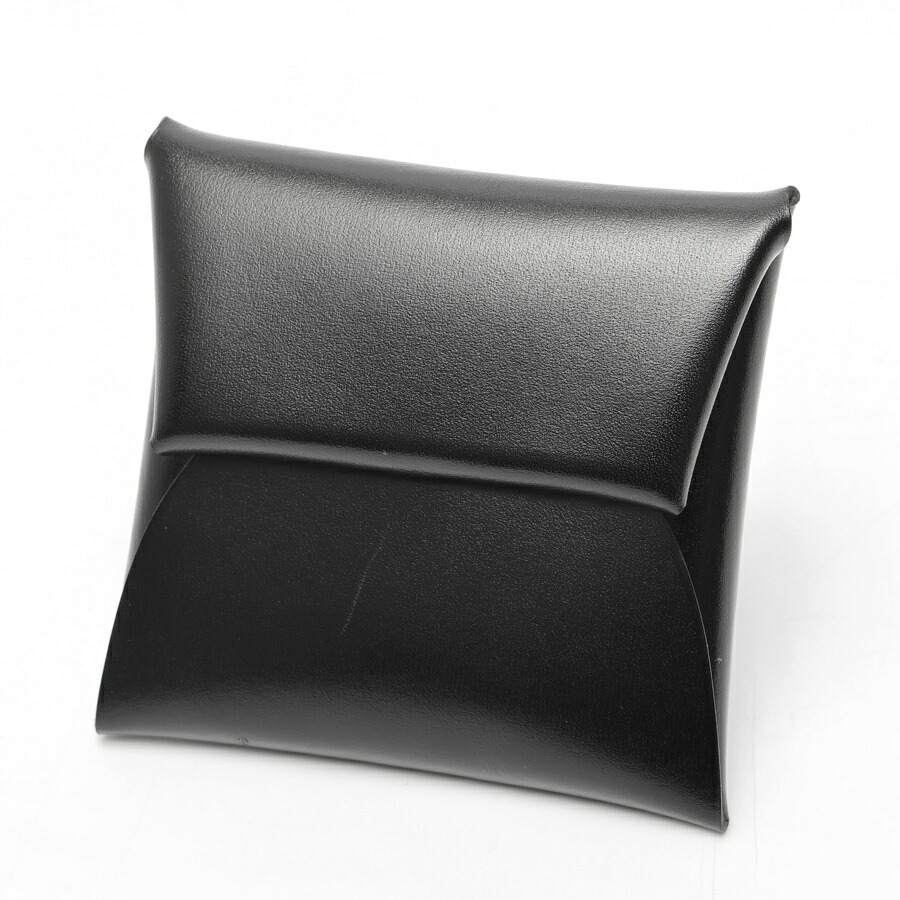 【中古】 エルメス / HERMES バスティア / コインケース ボックスカーフ なめし革 黒いこと 新入荷