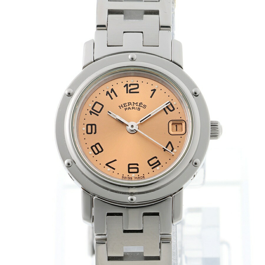 【中古】 エルメス / HERMES　クリッパー CL4.210　ピンク　クオーツ 新入荷｜質SHOP冨田