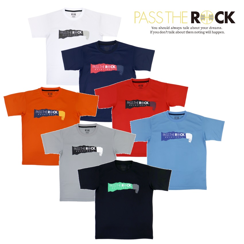 オンザコート PASS THE ROCK パスザロック バスケット Tシャツ PTR1304 バスケTシャツ 練習着 | トーモンスポーツ　楽天市場店