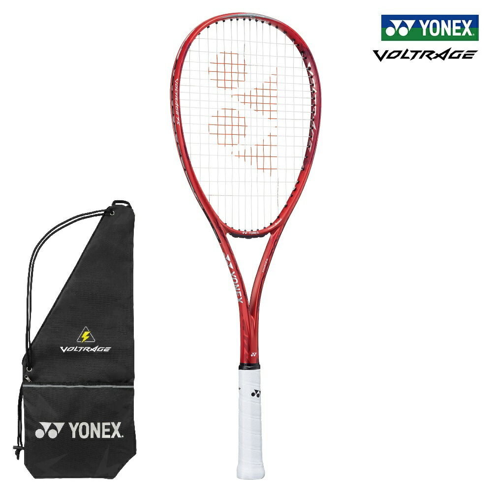 後衛タイプ YONEX ヨネックス ソフトテニスラケット VOLTRAGE 7S ボルトレイジ7S 軟式テニスラケット ストローク ソフトテニス  VR7S 肌触りがいい 軟式テニス 軟式ラケット 821：クレナイ