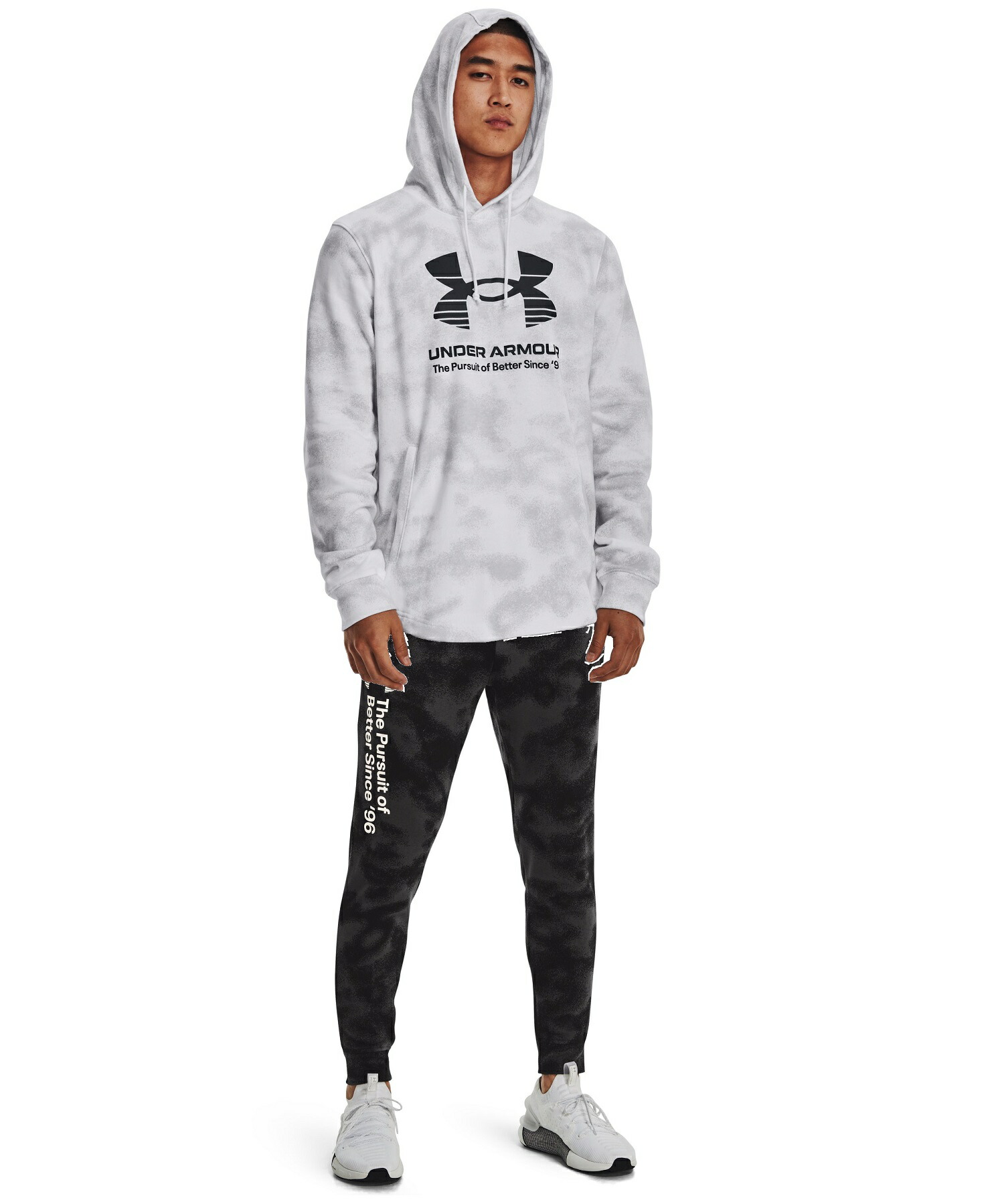50%OFF！アンダーアーマー セットアップ UA ライバルテリー フーディ・UAライバルテリー ジョガーパンツ 上下セット（トレーニング/メンズ）1377185・1377593 スウェット トレーニングウエア トレーニングシャツ トレーニングパンツ UAセットアップ UA上下セット 上下