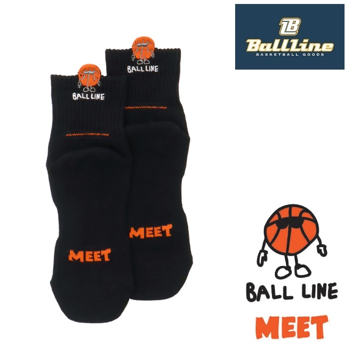 BALL LINE バスケソックス 25-28 ボールライン 楽天市場】オンザコート BALL LINE（ボールライン）バスケット