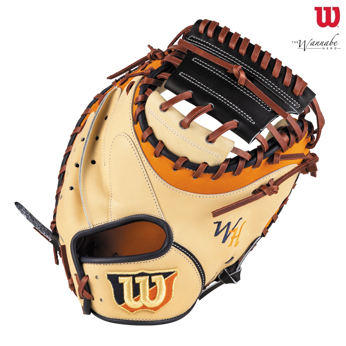 ウイルソン　一般軟式グローブ 捕手 ワナビーヒーロー捕手用 WBW101196 楽天市場】ウイルソン Wilson 野球 一般軟式グローブ 捕手