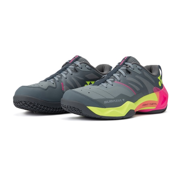 YONEX ヨネックス バドミントンシューズ サブアクシア GT ワイド(SHBSG1W)010:グレー 4Eワイド設計 バドシューズ バドシュー ヨネックスバドシューズ ヨネックスバドミントンシューズ ヨネックスシューズ ヨネックスバドシュー サブアクシアシューズ|トーモンスポーツ 店