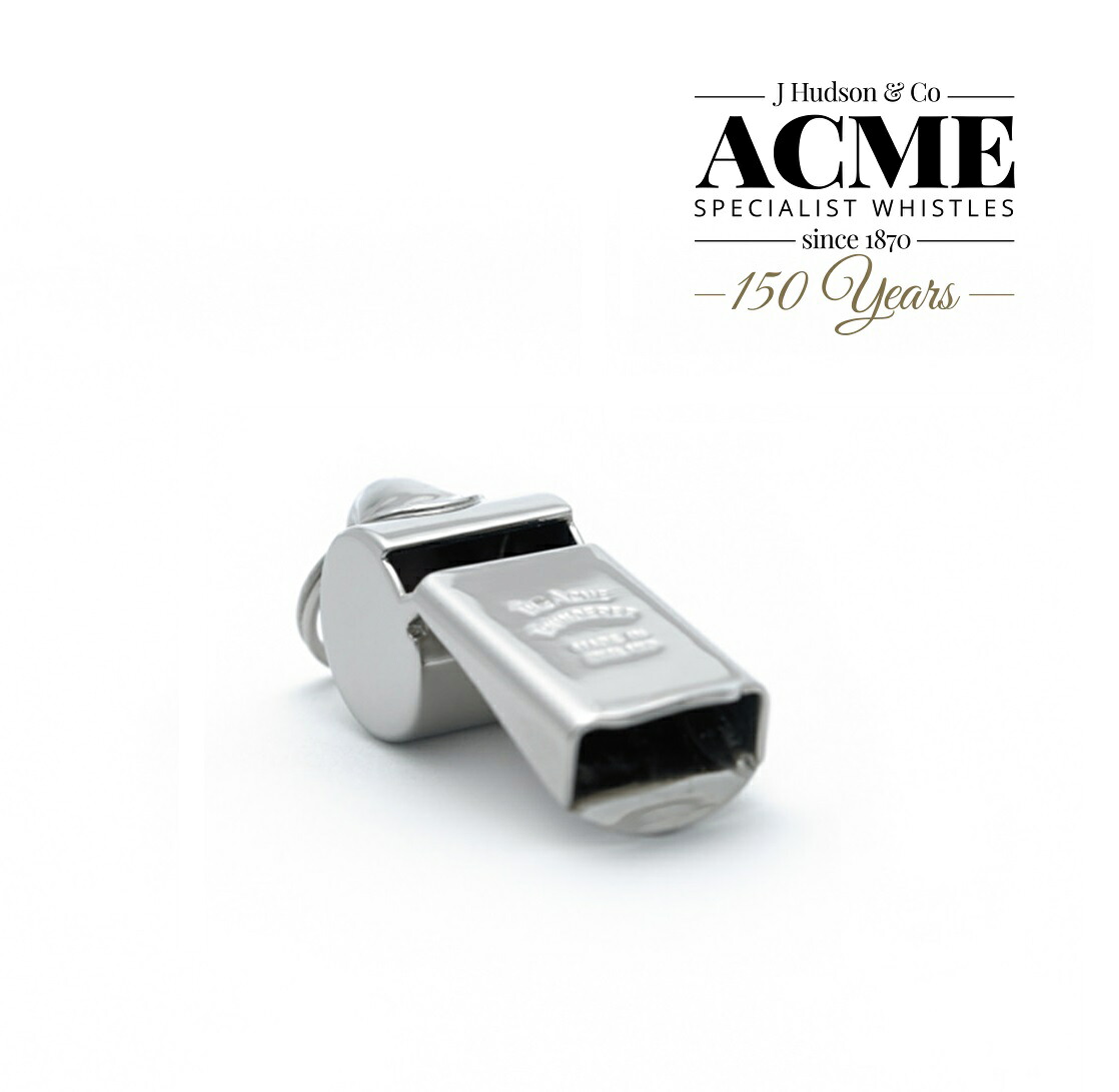 アクメ ホイッスル（中）（1ダース/12個販売） 笛 コルク 英国製 金属製 高音 バドミントン バスケットボール バレーボール ラグビー アクメ笛 アクメホイッスル 22,496円