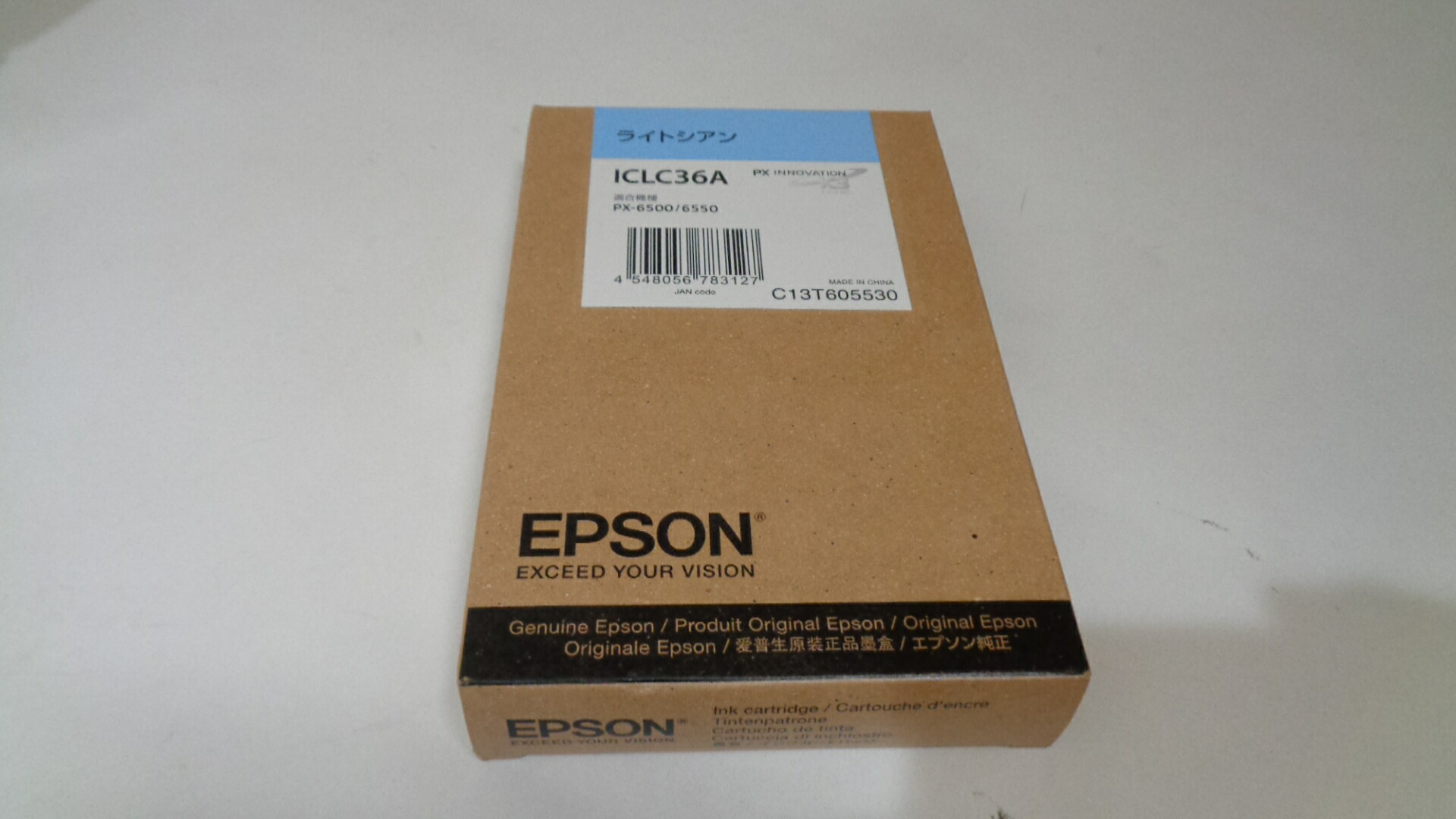 エプソン ICLC36A 純正品 ■外箱きれいですがボールペン書きこみあり■推奨使用期限2019年8月　在庫あり即納【中古】画像