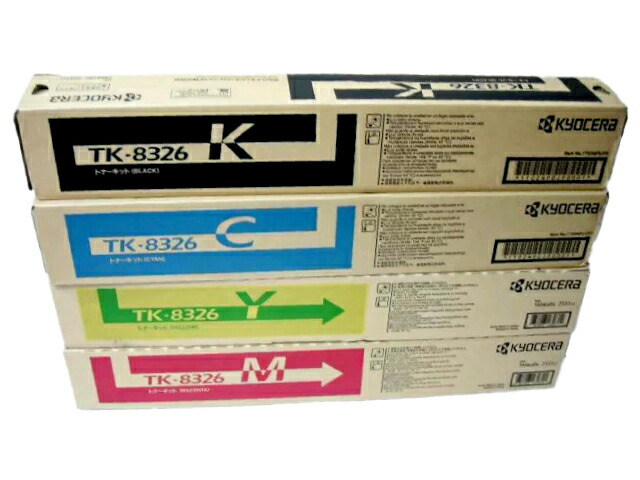 京セラ TK-8326 ４色４本 純正品 　在庫あり即納　■TK8326K 21,456円