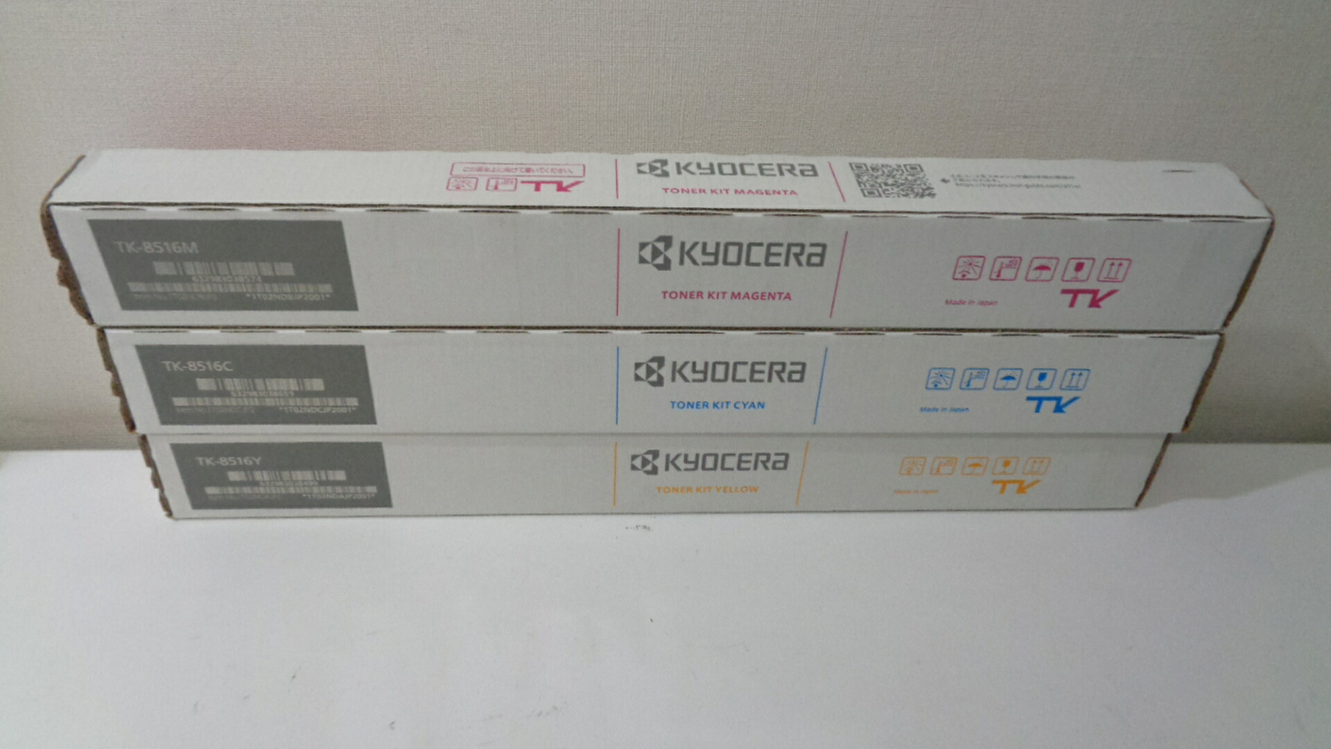 京セラ TK-8516完全無欠品 他３色３本  tk8516