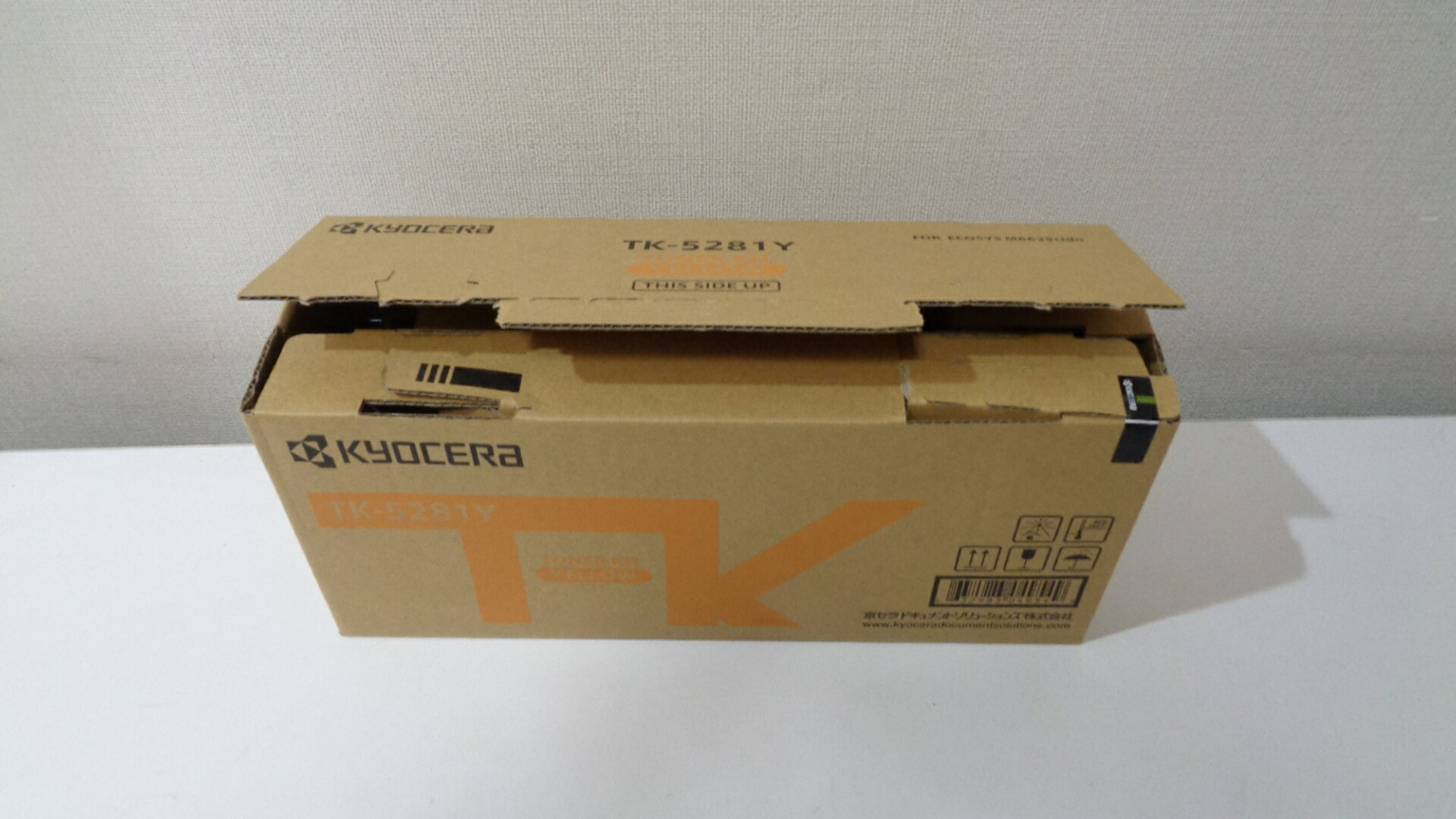 京セラ TK-5281Y黄色 純然たる品 外箱開封済未当てはめる ■店卸し資産あり即納 tk5281