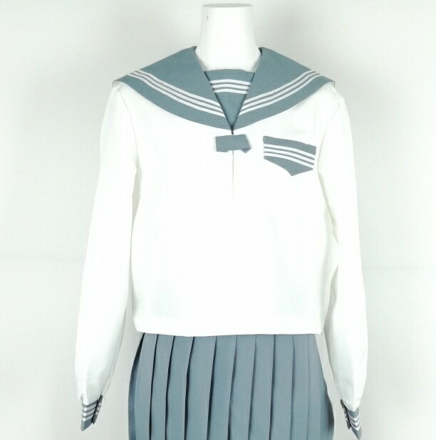 Fujiko - 【新品未使用】 冬セーラー服 白1本線 上着 160A 女子制服 新品未使用】 冬セーラー服 白1本線 上着 160A 女子制服 本物