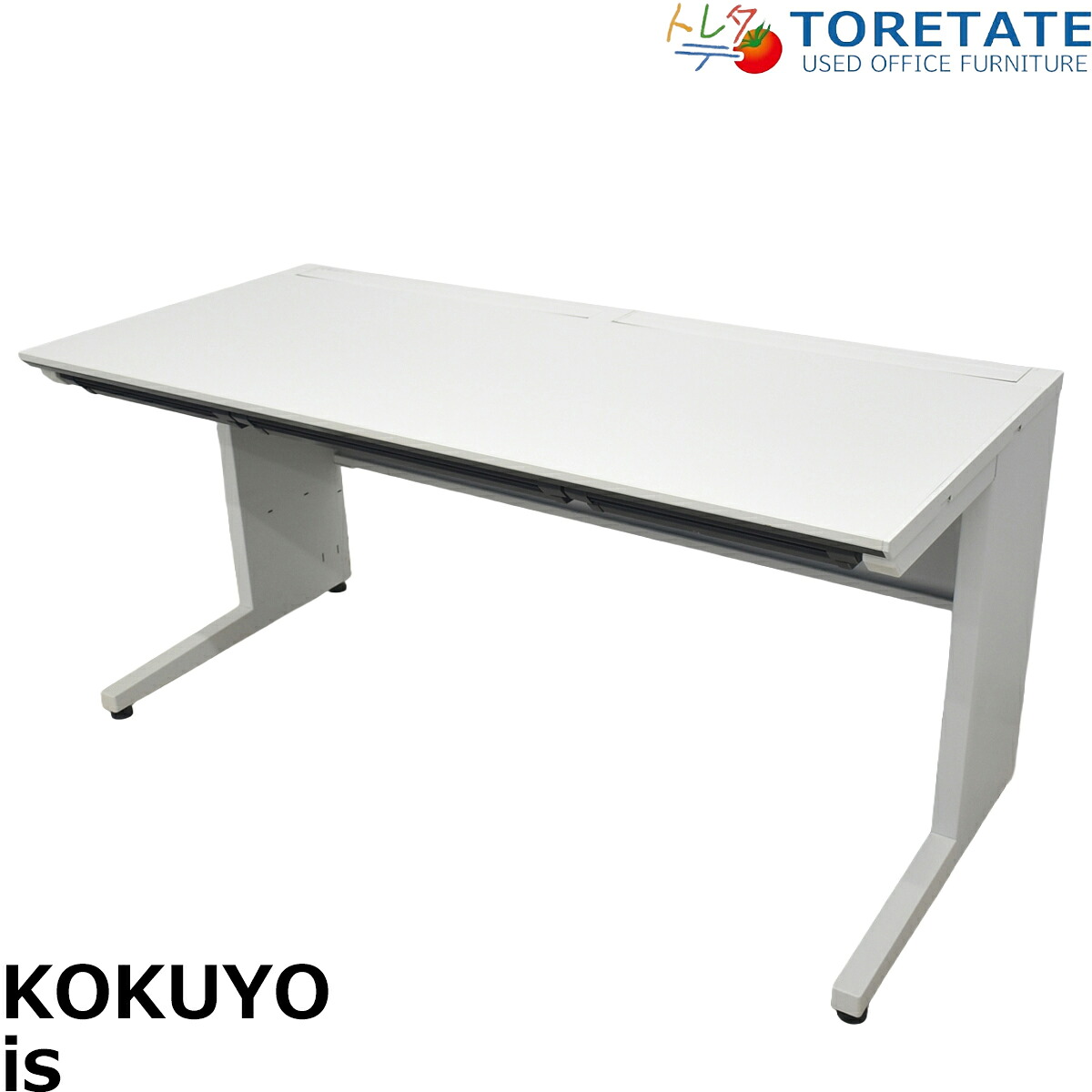 【中古】コクヨ iSつづき物 平事務机 抽き出し付 幅1500 2026042703【中古執務室調度品】