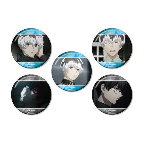 TVアニメ『東京喰種トーキョーグール:re』 佐々木琲世 場面写缶バッジ5個セット【2025年9月下旬発売予定】画像