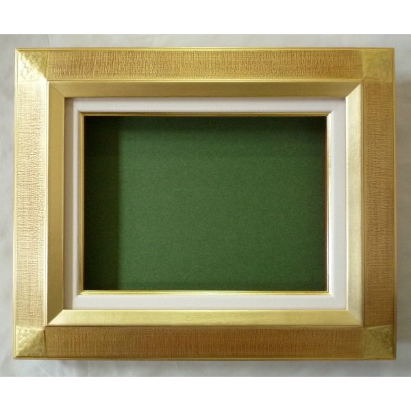 油絵 油彩額縁 ( 平傾斜角紋 ) SM 金 アートフレーム -新品|絵画 掛軸 額縁屋 TOUO