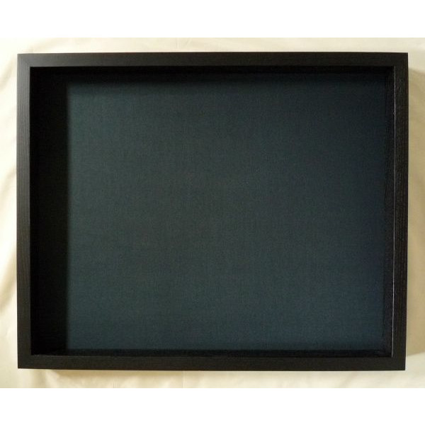額縁 油彩額縁 油絵用額縁 角箱 F6 (P6,M6) 黒 ブラック -新品|絵画 掛軸 額縁屋 TOUO